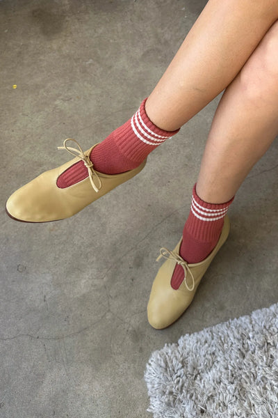 Girlfriend Socks - Terracotta | Le Bon Shoppe