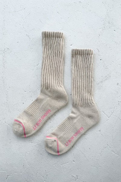 Ballet Socks - Oatmeal | Le Bon Shoppe