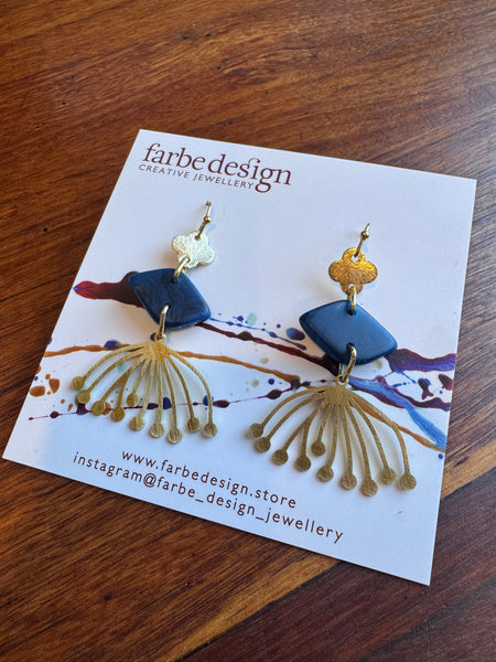 Resin Earring #8 | Farbe Design