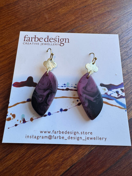 Resin Earring #5 | Farbe Design