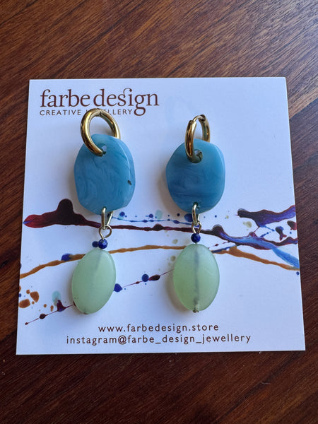 Resin Earring #2 | Farbe Design