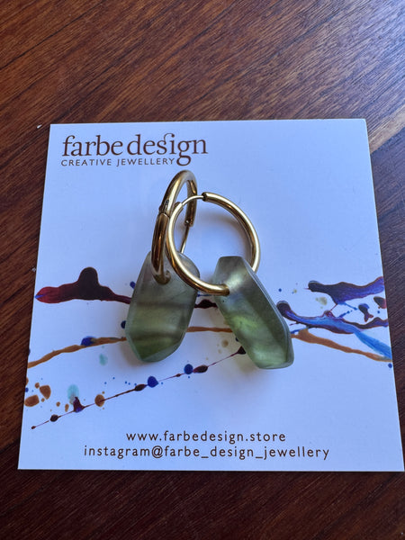 Resin Earring #1 | Farbe Design