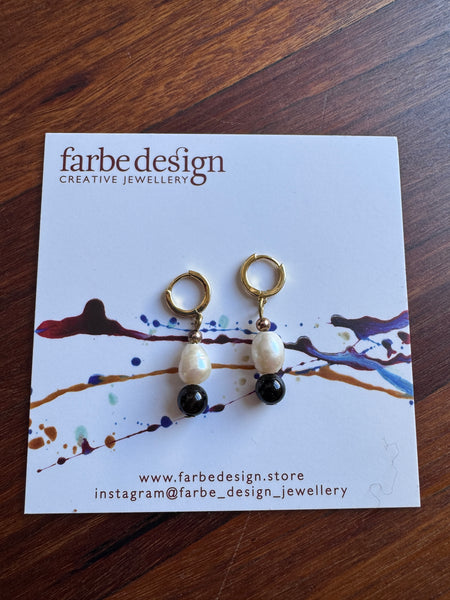 Medium Mixed Metal Earring #14 | Farbe Design