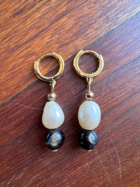 Medium Mixed Metal Earring #14 | Farbe Design