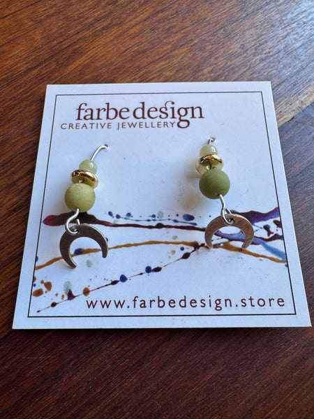 Medium Mixed Metal Earring #10 | Farbe Design