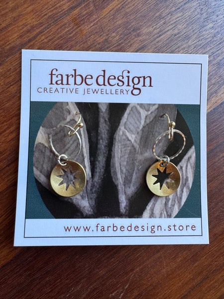 Medium Mixed Metal Earring #9 | Farbe Design