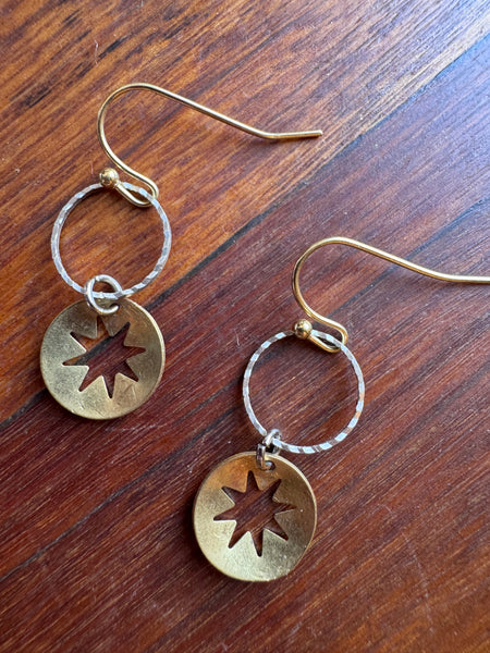 Medium Mixed Metal Earring #9 | Farbe Design