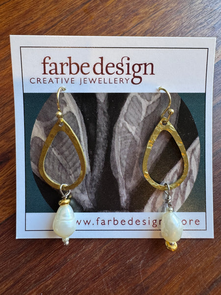 Medium Mixed Metal Earring #4 | Farbe Design