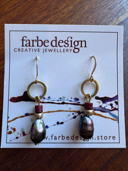 Medium Mixed Metal Earring #3 | Farbe Design