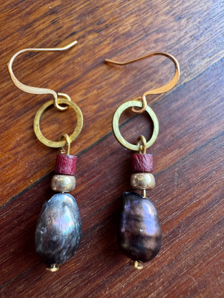 Medium Mixed Metal Earring #3 | Farbe Design