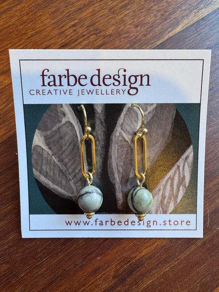 Medium Mixed Metal Earring #2 | Farbe Design