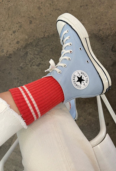 Boyfriend Socks - Coral | Le Bon Shoppe