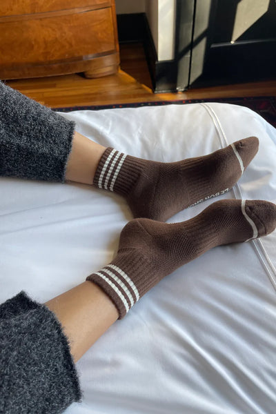 Girlfriend Socks - Mahogany | Le Bon Shoppe