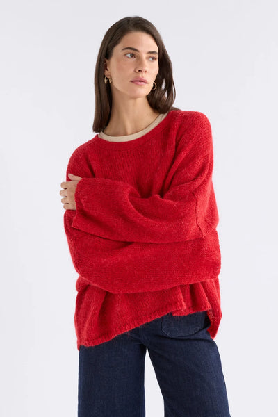 AGNA SWEATER - FLAME RED | Elk The Label