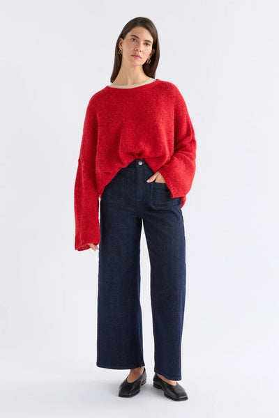 AGNA SWEATER - FLAME RED | Elk The Label