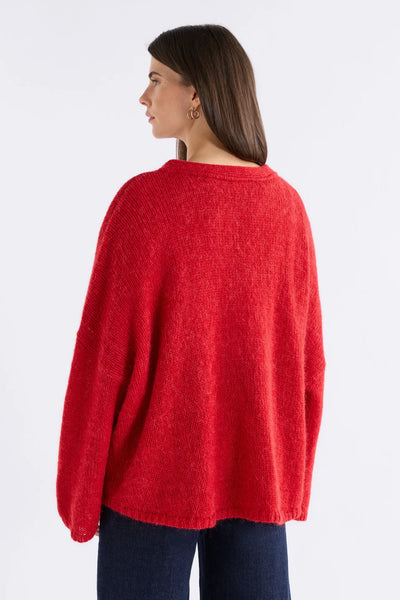 AGNA SWEATER - FLAME RED | Elk The Label