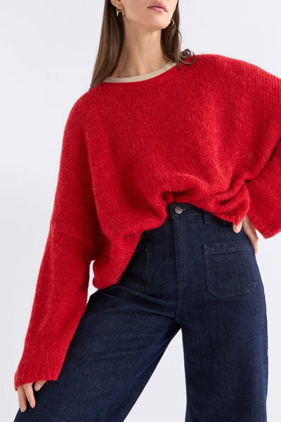 AGNA SWEATER - FLAME RED | Elk The Label