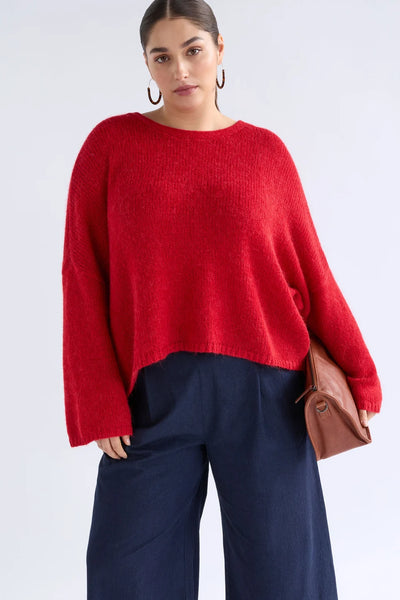 AGNA SWEATER - FLAME RED | Elk The Label