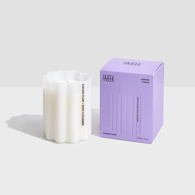 KAKADU PLUM + BUSH CUCUMBER WAVE CANDLE | Fazeek