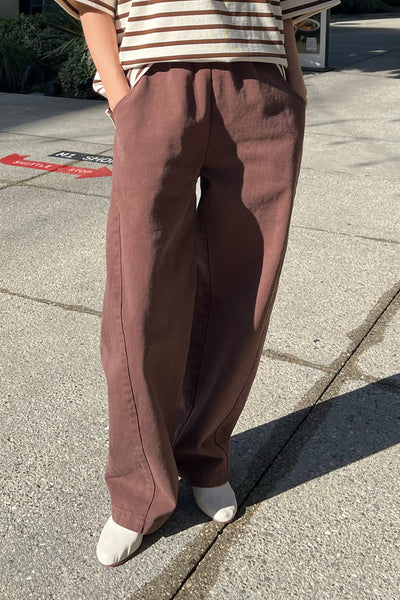 Long Arc Pants - Chocolate | Le Bon Shoppe