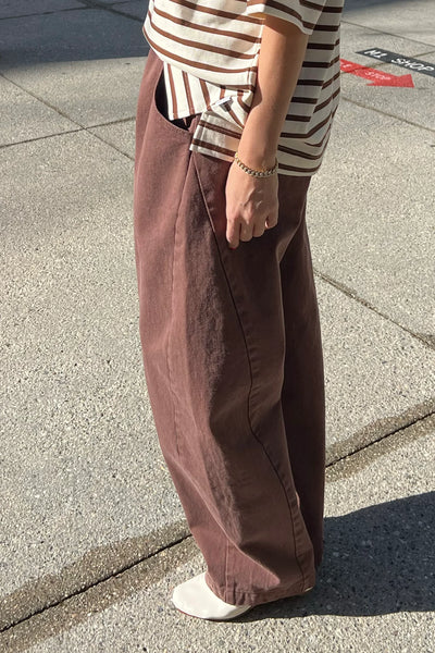 Long Arc Pants - Chocolate | Le Bon Shoppe