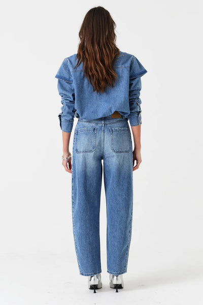 Embroidered Bo Jean - Malibu | Seventy + Mochi