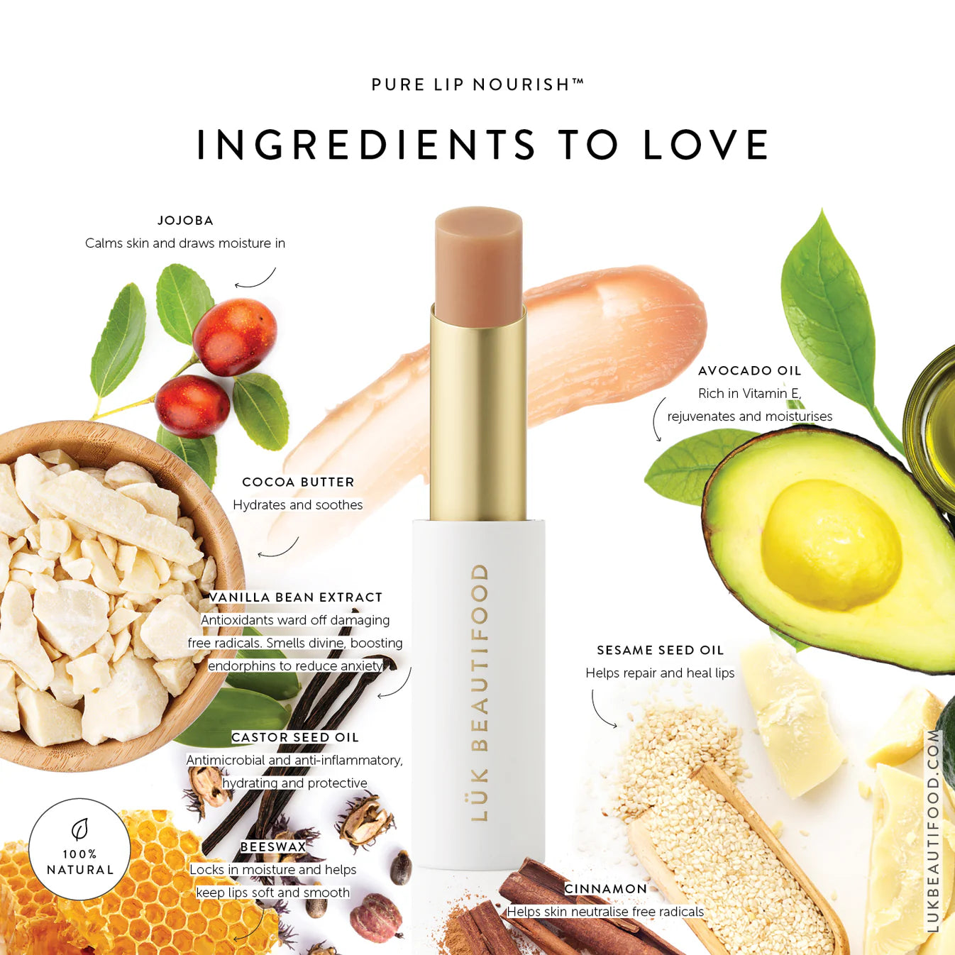Lip Nourish | LÜK BEAUTIFOOD