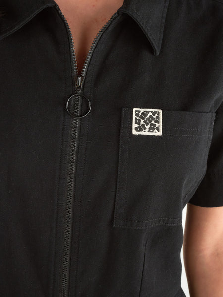 Stella Jumpsuit - Liquorice Black | Madge Goods