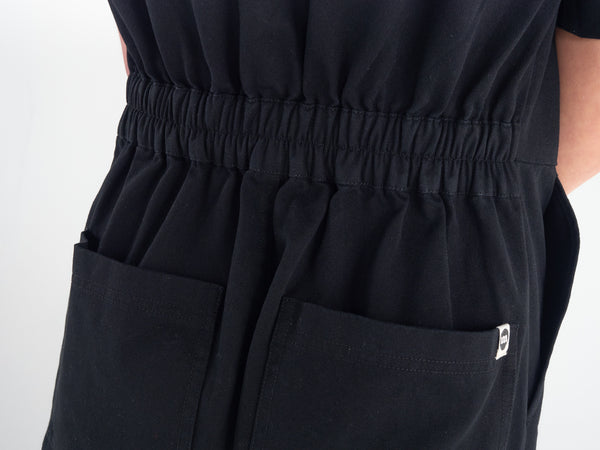 Stella Jumpsuit - Liquorice Black | Madge Goods