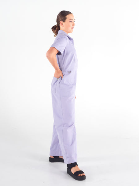 Stella Jumpsuit - Periwinkle Purple | Madge Goods