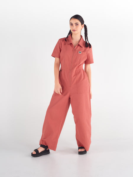 Stella Jumpsuit - Terracotta Red | Madge Goods