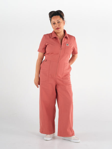 Stella Jumpsuit - Terracotta Red | Madge Goods