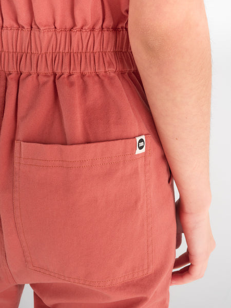 Stella Jumpsuit - Terracotta Red | Madge Goods