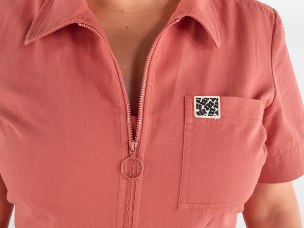 Stella Jumpsuit - Terracotta Red | Madge Goods