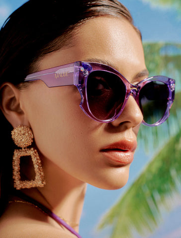 LOVE VOILET Sunglasses - Purple | Maude Studio