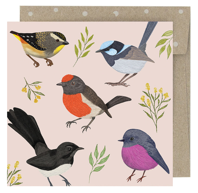 Mini Card | Earth Greetings | Little Birdies