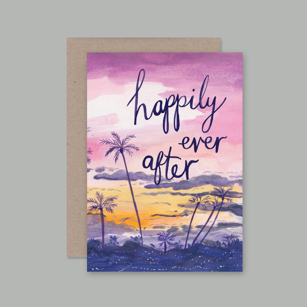 HAPPILY EVER AFTER Card | AHD Paper Co.