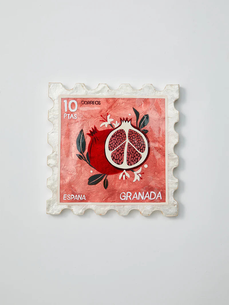 FIESTA POMEGRANATE STAMP | Jones and Co.