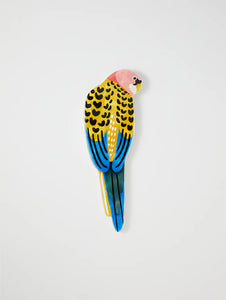 AERIAL YELLOW ROSELLA WALL ART | Jones and Co.