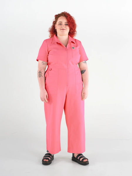 Stella Jumpsuit - Bubblegum Pink | Madge Goods