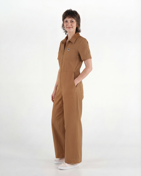Stella Jumpsuit - Peanut Butter  | Madge Goods