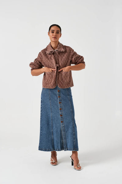 Mia Seamed Skirt - Arizona Vintage | Seventy + Mochi