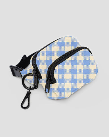 Baggu | Fanny Pack Charm | Light Blue Gingham