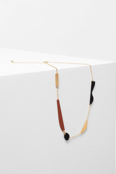 Braque Short Necklace | Elk The Label | GOLD