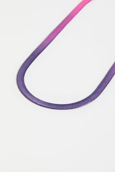 Vera Short Necklace - Navy-Pink Ombre | Elk The Label