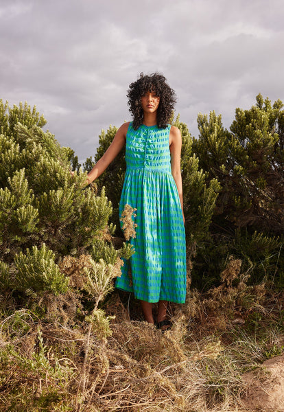 Khai Dress | Nancybird | Verdant Check