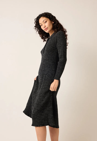 Simona Long Sleeve Rib Dress | Nancybird | FINAL SALE LAST SIZE 18