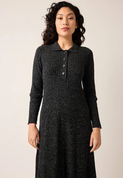 Simona Long Sleeve Rib Dress | Nancybird | FINAL SALE LAST SIZE 18