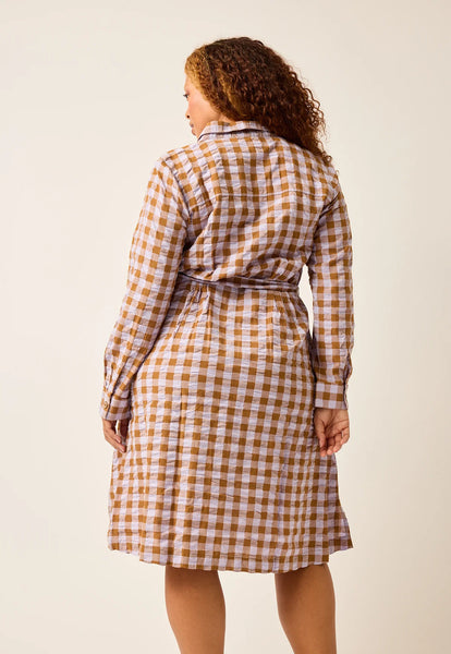 Daze Shirt Dress | Nancybird | Autumn Check | FINAL SALE SIZE 16 & 18