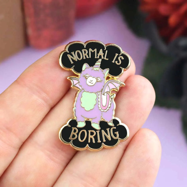 Normal Is Boring Lapel Pin | Jubly-Umph